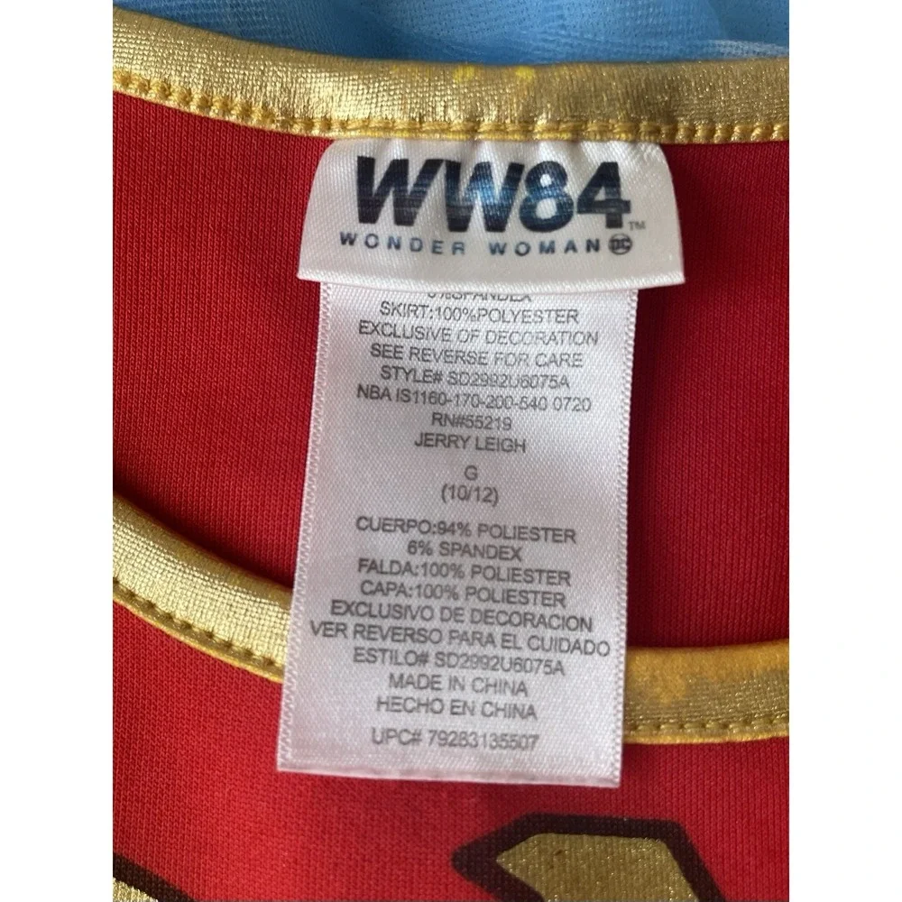 Super Girl Costume 10/12 Girls